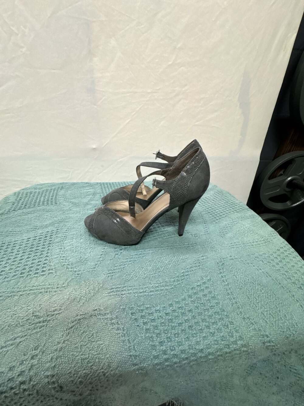 Fergalicious By Fergie Mindy Faux Suede Snake Stiletto Heels Shoes ...